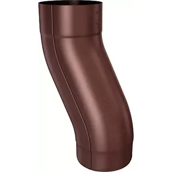 okap Odskok lisovaný pozikovaný FeZn Lakovaný RAL 8017 hnědá čoko ⌀80mm