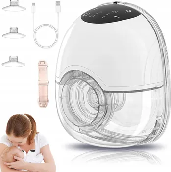 Odsávačka mléka ELEKTRICKÁ ODSÁVAČKA MATEŘSKÉHO MLÉKA BEZDRÁTOVÁ HANDS-FREE FREE SIMPLE + 4 REŽIMY