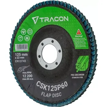 Řezný kotouč Brusný kotouč Tracon CSK125P60 125x22mm, P60 (Tracon CSK125P60)