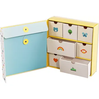 Hračka pro nejmenší Petit Collage Petitcollage Krabička vzpomínek Baby poškozená krabička