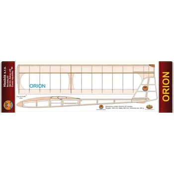 RC model letadla Hiesbök ORION stavebnice RC modelu Hiesb.