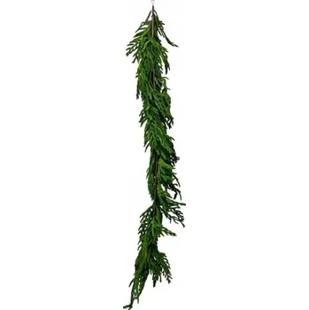Vánoční dekorace Vánoční girlanda z umělého jehličí s držákem, 160 cm