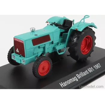 autíčko Edicola Hanomag Brillant 601 Tractor Germany 1967 1:43, tyrkysová