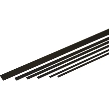 Modelářský uhlík ASTRA Uhlíková pásnice 0.6x4.0mm (1m)