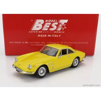 autíčko Best-model Ferrari 330 Gtc Coupe 1967 - Spoked Rims - Cerchio A Raggio 1:43 Žlutá