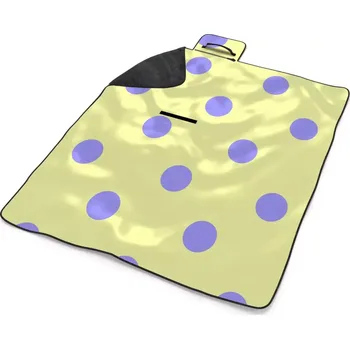 deka Sablio Plážová deka Fialové tečky: 200x140 cm