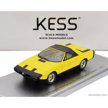 autíčko Kess-model Alfa romeo Alfetta Spider Pininfarina Closed 1972 1:43 Žlutá