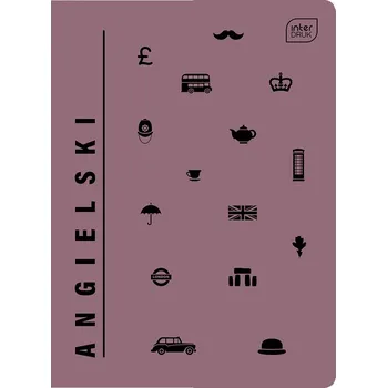 Sešit Sešit A5 s mřížkou Interdruk 60 listů - Angličtina (tematický)