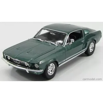 autíčko Maisto Ford usa Mustang Gta Coupe Fastback 1967 1:18 Green Met