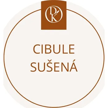 Speciální papír Etiketa Cibule sušená