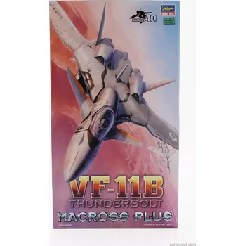 Plastikový model Hasegawa Tv series Vf-11b Thunderbolt Robot Advance Variable Fighter Airplane Macross Plus 1:72 /