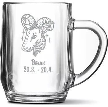 Sklenice Sablio Půllitr Beran: 0,5