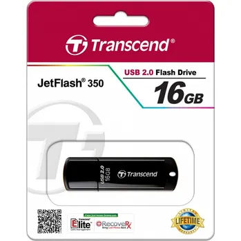 USB flash disk USB flash disk Transcend 350 16 GB USB 2.0 černý