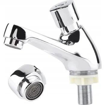 Vodovodní baterie Stojánková umyvadlová baterie SteinMedia, stříbrná