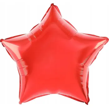 Balónek Fóliový balónek PartyPal 460182 hvězda červená 18"