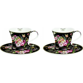 Porcelánový Šálek Easy Life BLOOMING OPULENCE 80 ml 2 ks