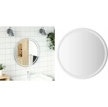 Zrcadlo Koupelnové Zrcadlo s LED osvětlením, kulaté, 70 cm