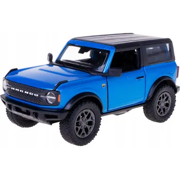 autíčko FORD BRONCO 2022 1:34 KINSMART MODEL KOVOVÝ MODRÝ