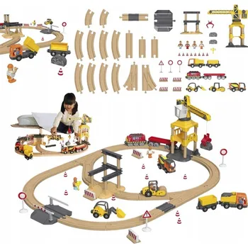 Obraz Sada vláčků Playtive - staveniště