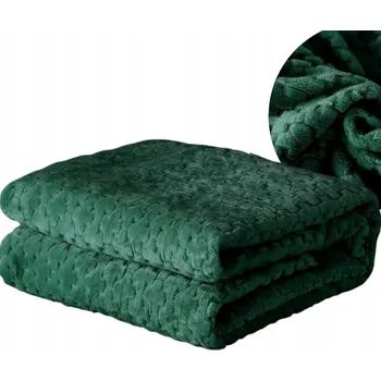 Prostěradlo Deka z mikrovlákna Cotton world 160 cm x 200 cm zelená