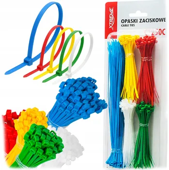 Organizace kabelů Kabelové upínací pásky stahovací pásky 2,5x100mm 250 Ks