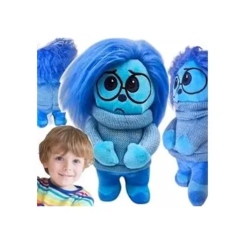 plyšák PLYŠOVÁ HRAČKA SMUTNÝ KAMARÁD Z POHÁDKY V HLAVĚ SE TO NEVEJDE - SMUTEK - MAZLIVÁ PLYŠOVÁ HRAČKA