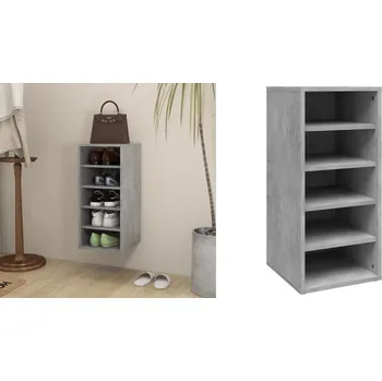 Botník Šedá betonu, Botník, 5x35x70 cm, 31