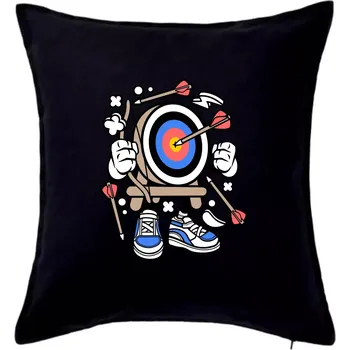 Polštář Lukostřelba komiks - Polštář 50x50 - 50x50 - Pouze potah ( Černá )