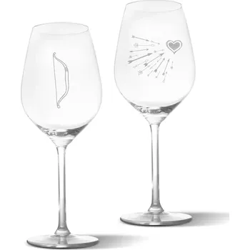 Víno Sablio Skleničky na víno Luk a šípy: 2 x 49 cl