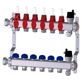 rozdělovač topení Rozdělovač Purmo Premium 3 okruhy nerezová ocel