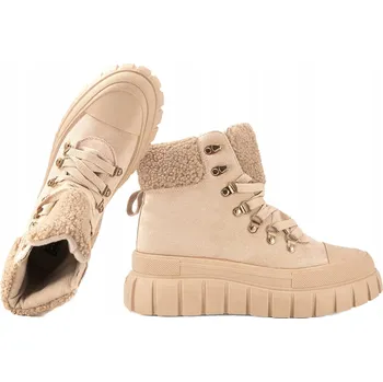 Dámské tenisky FILIPPO DBT4241 PŘECHODNÉ KOTNÍKOVÉ BOTY DÁMSKÉ KOTNÍKOVÉ BOTY TENISKY béžové 38 Béžová