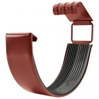 okap Spojka žlabu pozinkovaná Lakovaná RAL 3009 červená oxid 333 mm