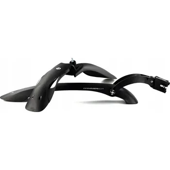 Blatník na kolo Blatníky Simpla HAMMER 2 24-29" ČERNO-bílé reflexní komplet B213