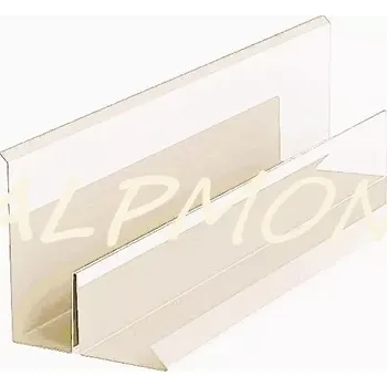 Lemování zdí klasik r.š.333mm boční s vodní drážkou pozink Lakovaný RAL 1015 slonová kost světlá dl.1m