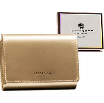Peněženka Peterson peněženka eko kůže zlatá - dámská
