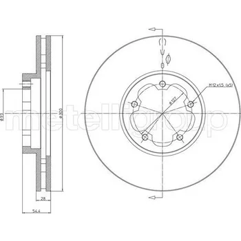Brzdový kotouč Brzdový kotouč CIFAM (800-1494)