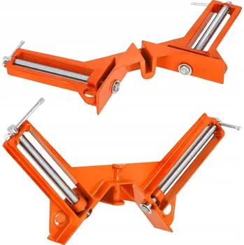 Truhlářská svěrka SVĚRKA TRUHLÁŘSKÁ ROHOVÁ SVĚRKA ÚHELNÍK UCHYCOVACÍ SVĚRKA ROHOVÁ 75 MM HLINÍKOVÁ