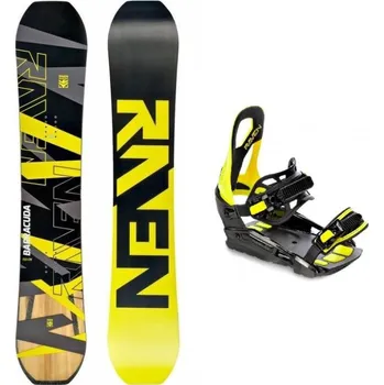 Snowboarding Raven Barracuda Carbon Lime snowboard + Raven S230 lime vázání 147 cm + S/M (EU 37-42) + DÁREK + Doprava ZDARMA