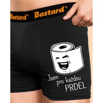Trenýrky Bastard Prdel boxerky Black