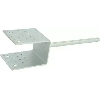 Tesařská U patka 80mm s trnem do betonu