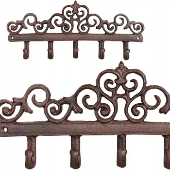 Věšák Šatní ramínko kovový Esschert Design, odstíny hnědé