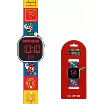 Hodinky DIGITÁLNÍ HODINKY SUPER MARIO
