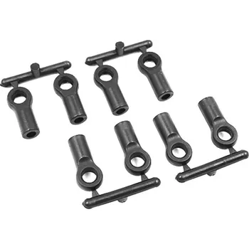 RC model Yeah Racing Plastový obal kulového čepu, 8 kusů - černý