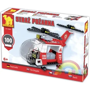 ostatní stavebnice Ausini/Dromader Stavebnice Ausini 92889 Požární vrtulník - kostky rozměrově shodné s Lego