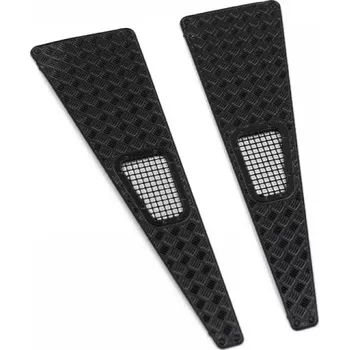 RC náhradní díl Yeah Racing Nerezové nášlapné desky na kapotu pro TRX-4M Land Rover Defender, černé