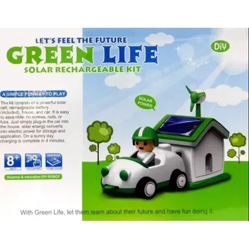 ostatní stavebnice Cute Sunlight Solární stavebnice SolarBot 2 v 1 Green Life