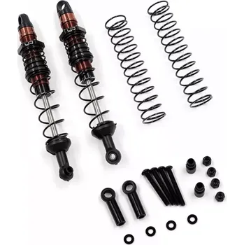 RC náhradní díl Yeah Racing Hliníkové olejové tlumiče Cobra Dual, černé 110mm ( 2 ks )