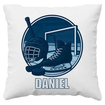 Žertovný předmět Hokej – jméno - polštář s potiskem - personalizovaný produkt- Tričkový.cz