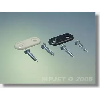 RC náhradní díl MPJet 2630 Úchyt podvozku malý Černý 4 ks