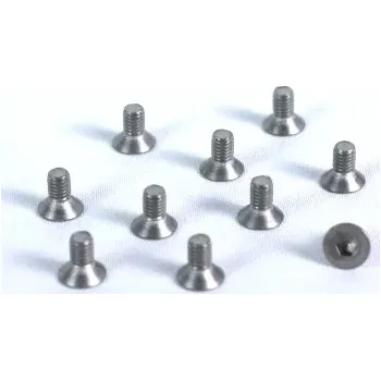 RC náhradní díl Yeah Racing Titanový šroub inbus zápustná hlava M3x10mm (10)